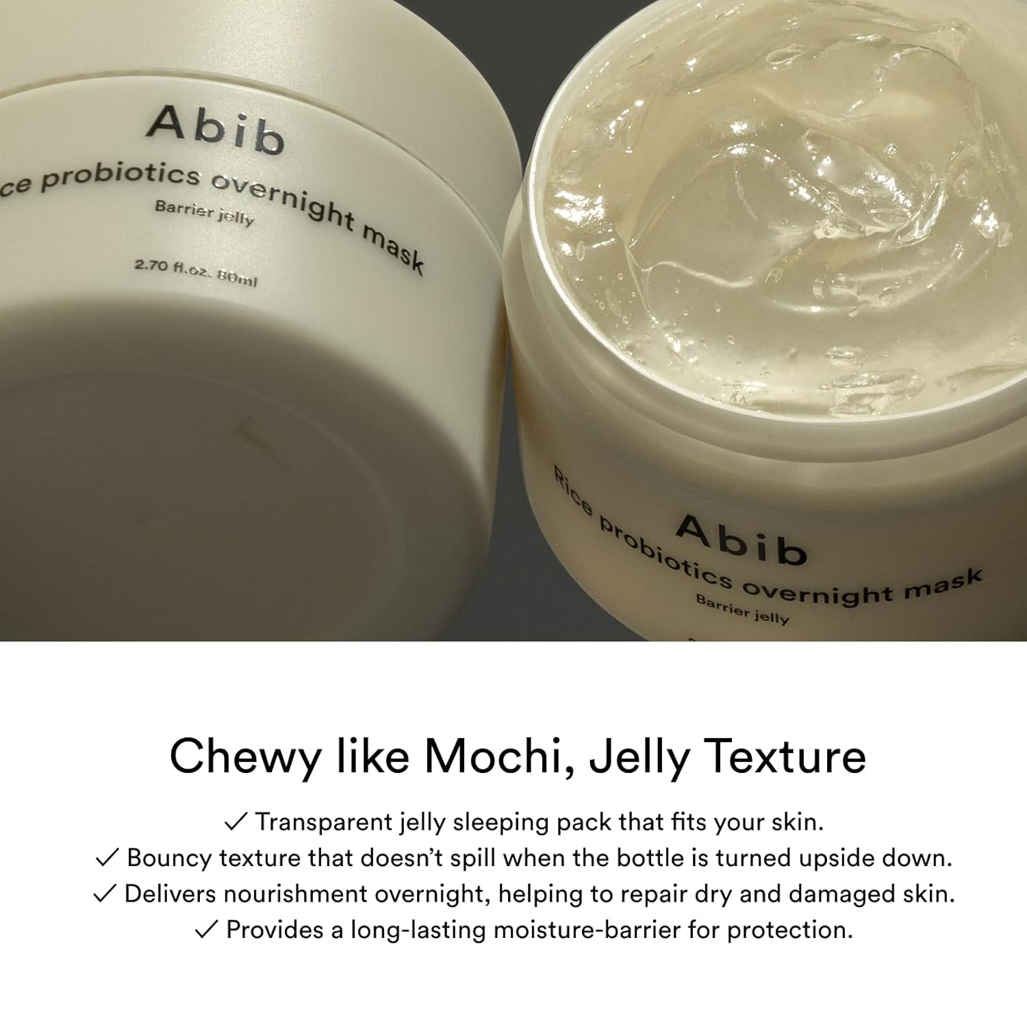 Abib Rice Probiotics Overnight Mask Barrier Jelly [80ml]